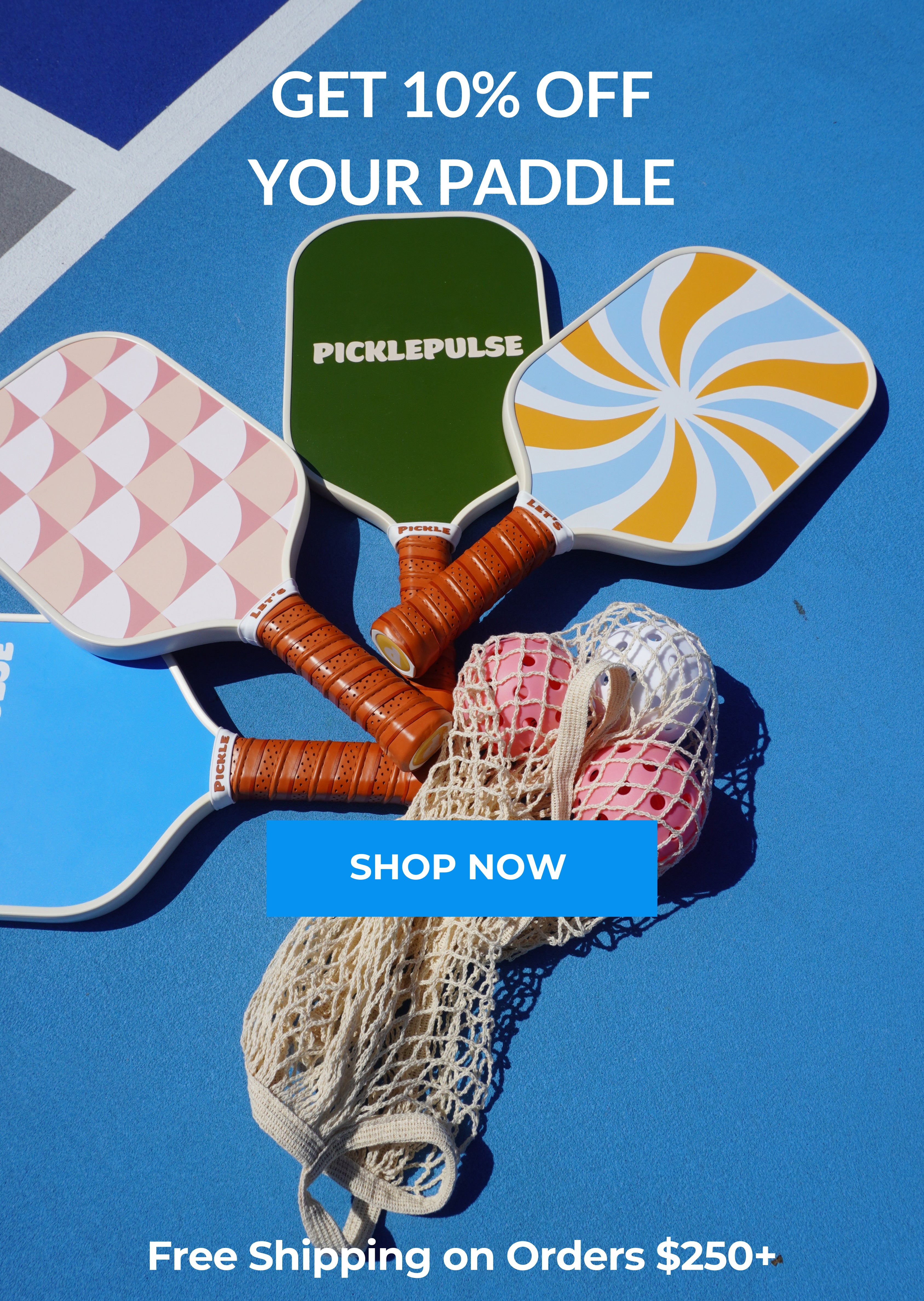 Picklepulse Pickleball Get 10% OFF Your First Paddle