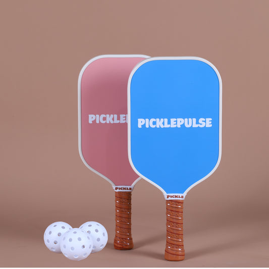 Two pickleball paddles perfect for you and your pickleball partner, Picklepulse and pickleball equipment